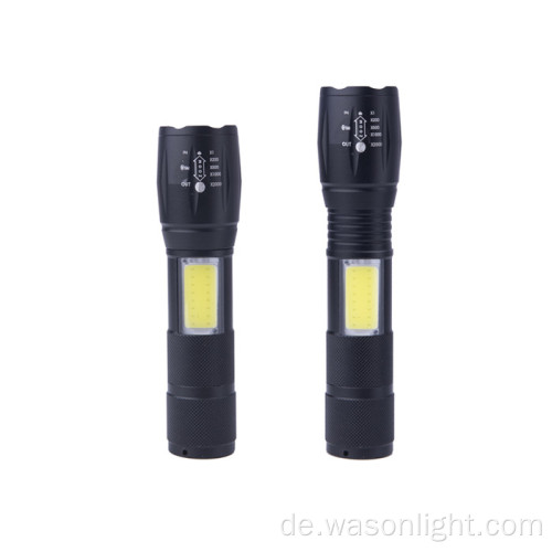 Neu verbessert 2 in 1 zwei Lichtquellen -Laser -Laser -Laser -Laser -benutzerdefinierte taktische USB -USB -wiederaufladbare LED -Taschenlampe